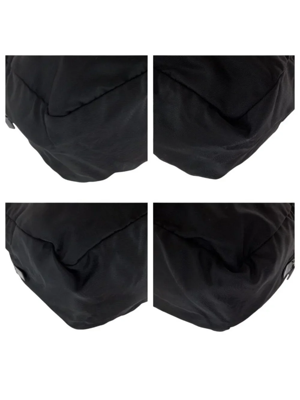 Gucci Black Silver Nylon Boston Bag